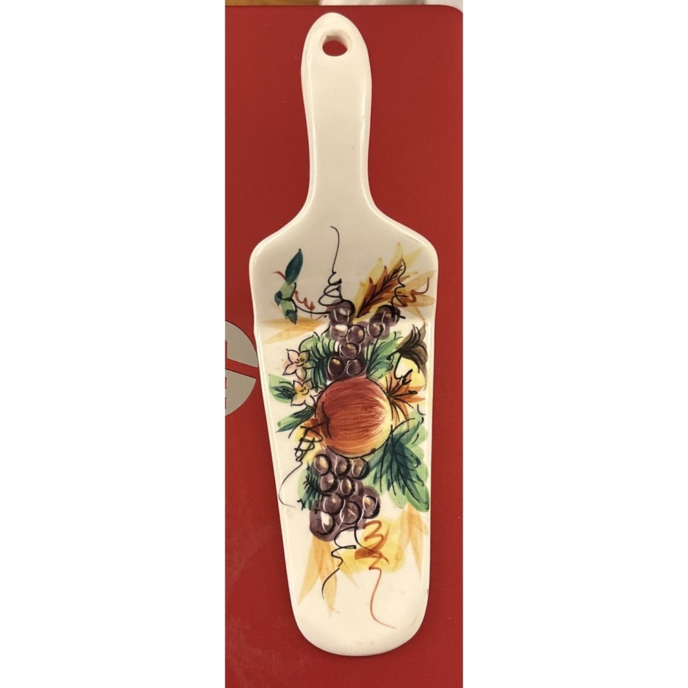 Vintage Italian Ceramic Pie‎ Spatula
